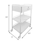 Beauty Trolley w/ Lockable drawer and Lamp Holder - ST271 - GreenLife-Trolley